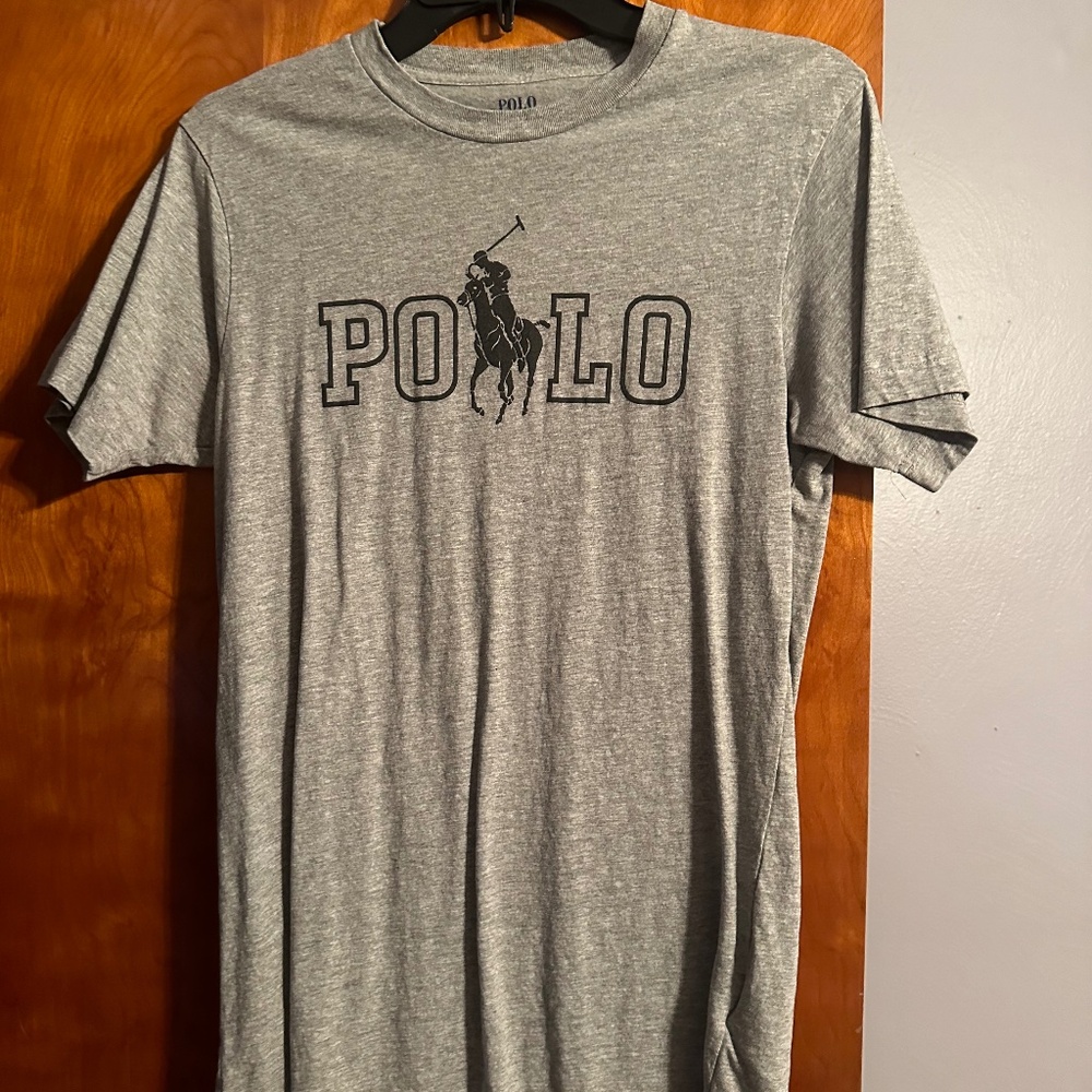 Gray Polo Short Sleeve Tshirt